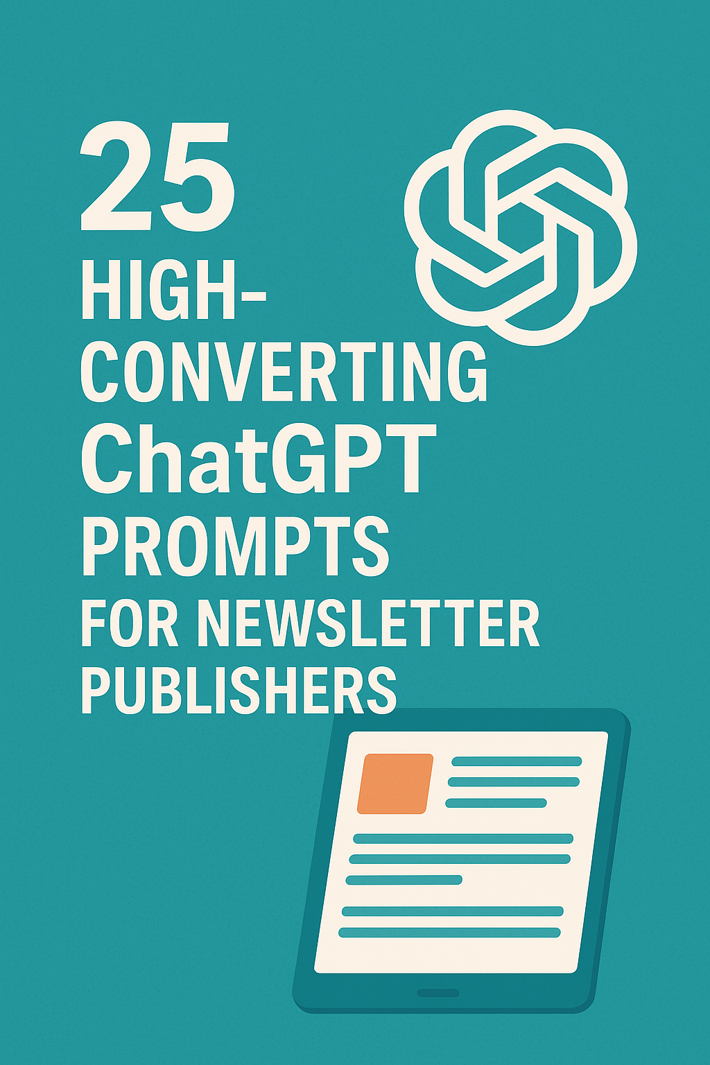 25 high-converting ChatGPT prompts for newsletter publishers